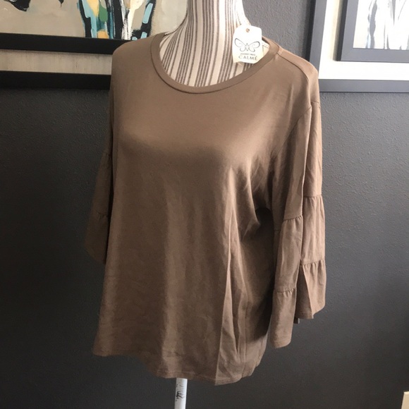 Johnny Was, tiered 3/4 sleeve knit - Picture 6 of 8